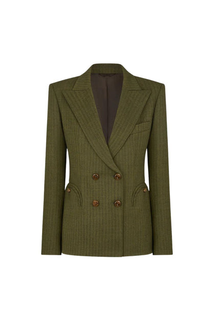 Charmer Blazer in Anouk Green