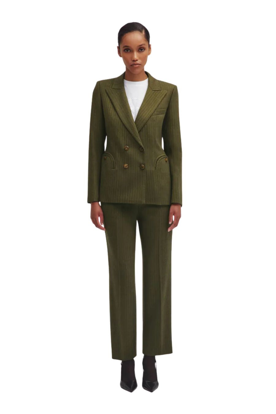 Charmer Blazer in Anouk Green