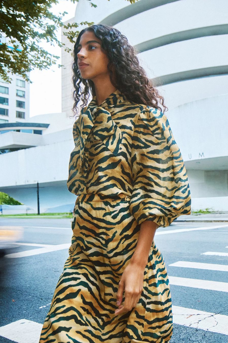 Tess Blouse in Tiger