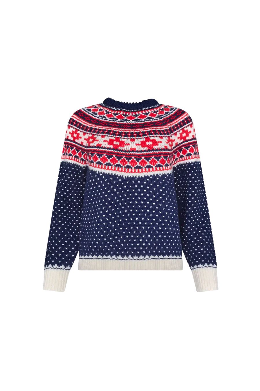 Josie Sweater in St. Moritz Fairisle