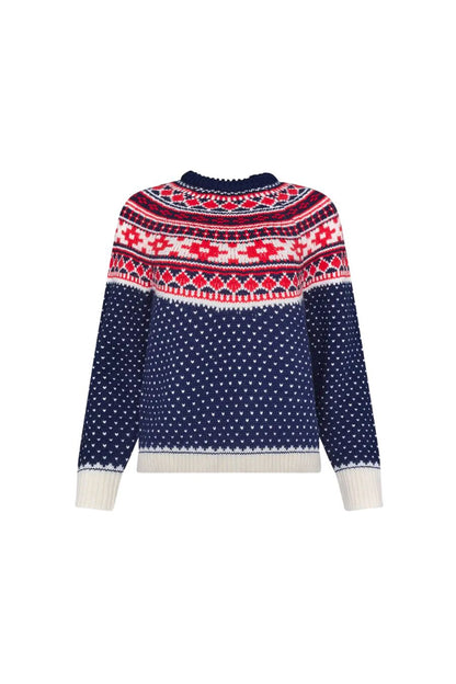 Josie Sweater in St. Moritz Fairisle