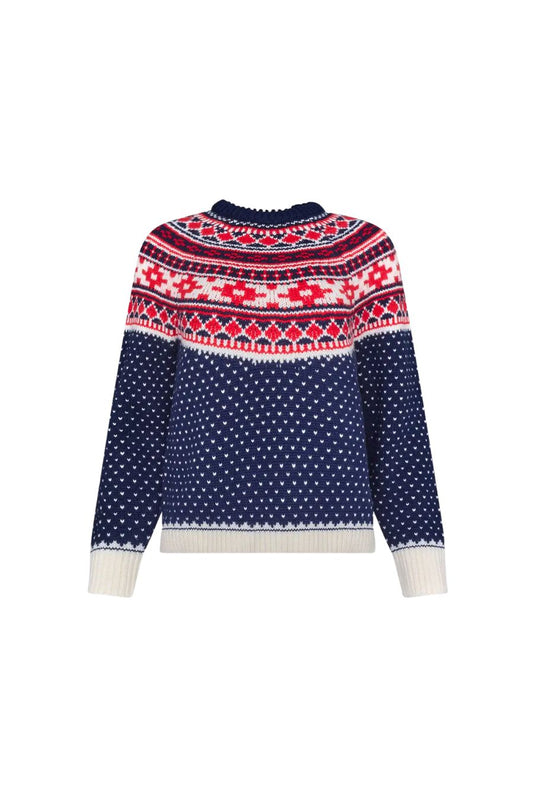 Josie Sweater in St. Moritz Fairisle