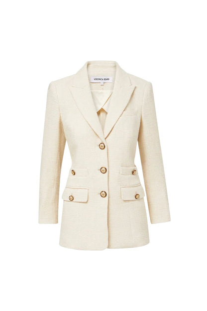 Terre Cotton Dickey Jacket in Ecru