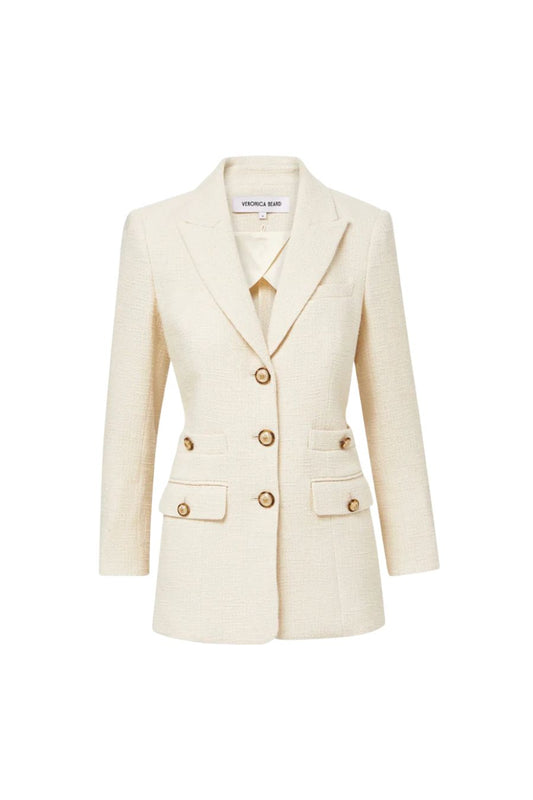 Terre Cotton Dickey Jacket in Ecru