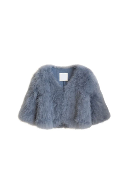 Feather Boloro in Blue