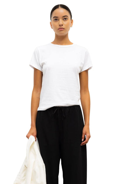 The Margo Slim Fit Tee in White