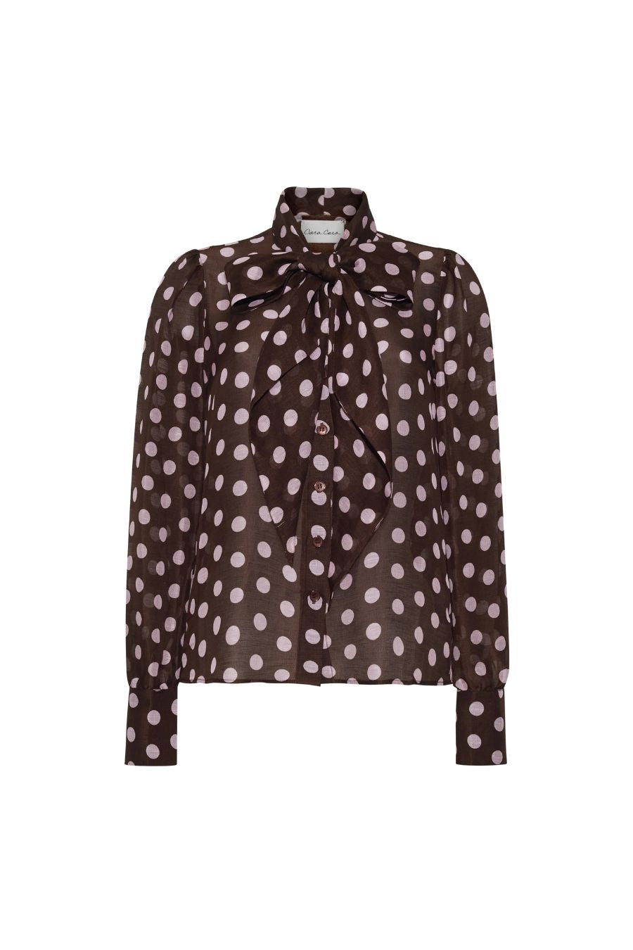 Chili Shirt in Joelle Dot Brown