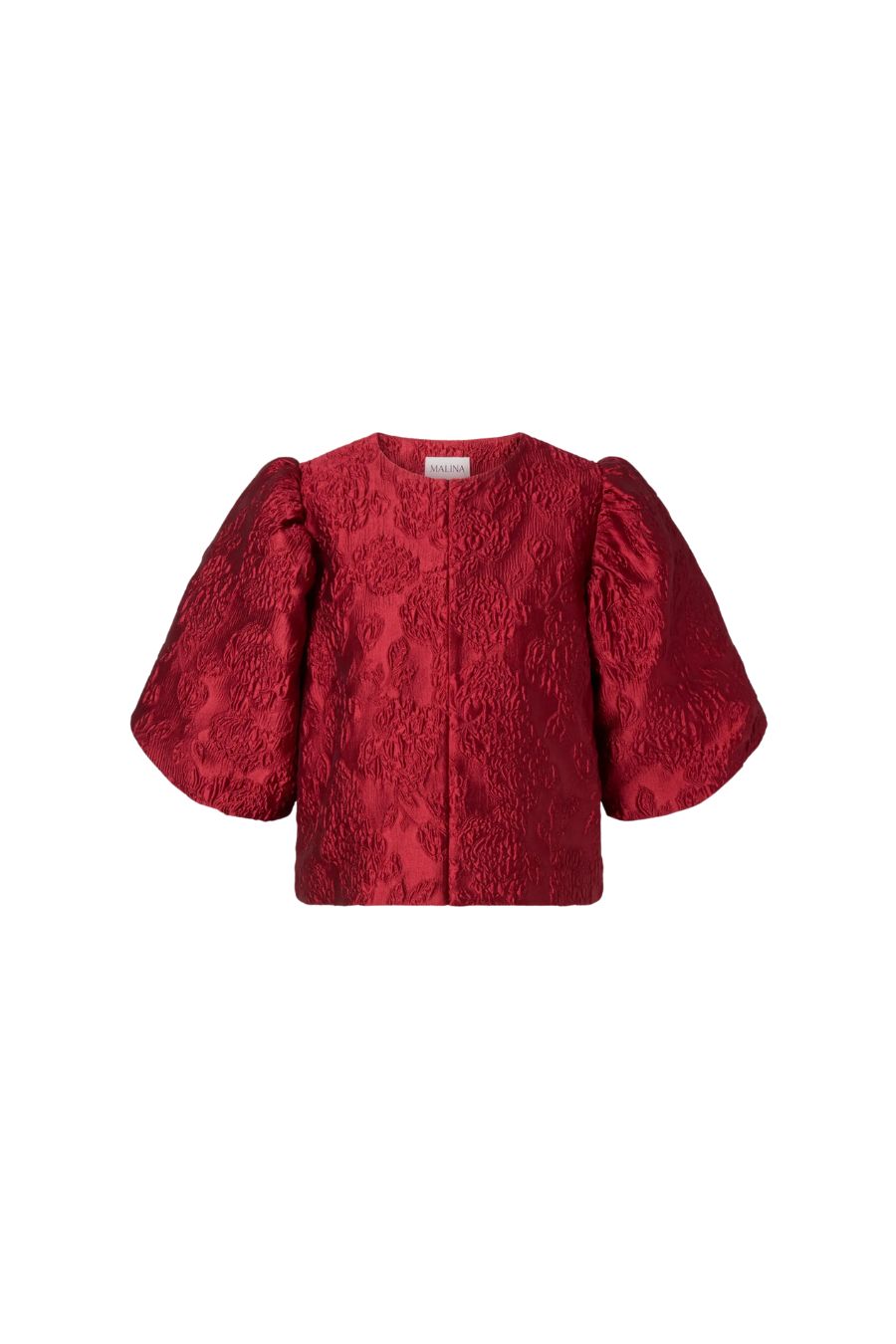 Cleo Blouse in Deep Red