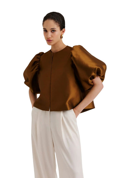 Cleo Blouse in Amber