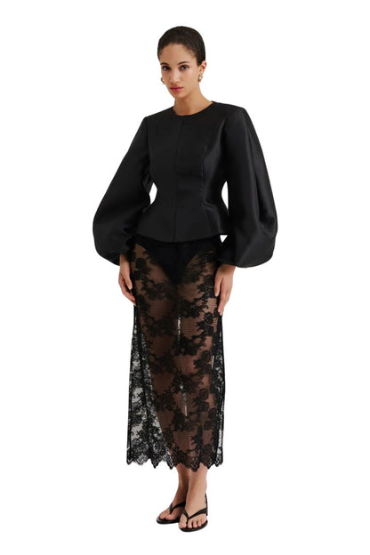 Vendela Blouse in Black