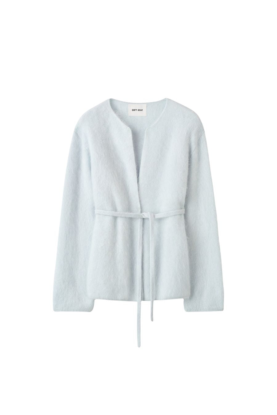 Brushed Cardigan in Light Bue