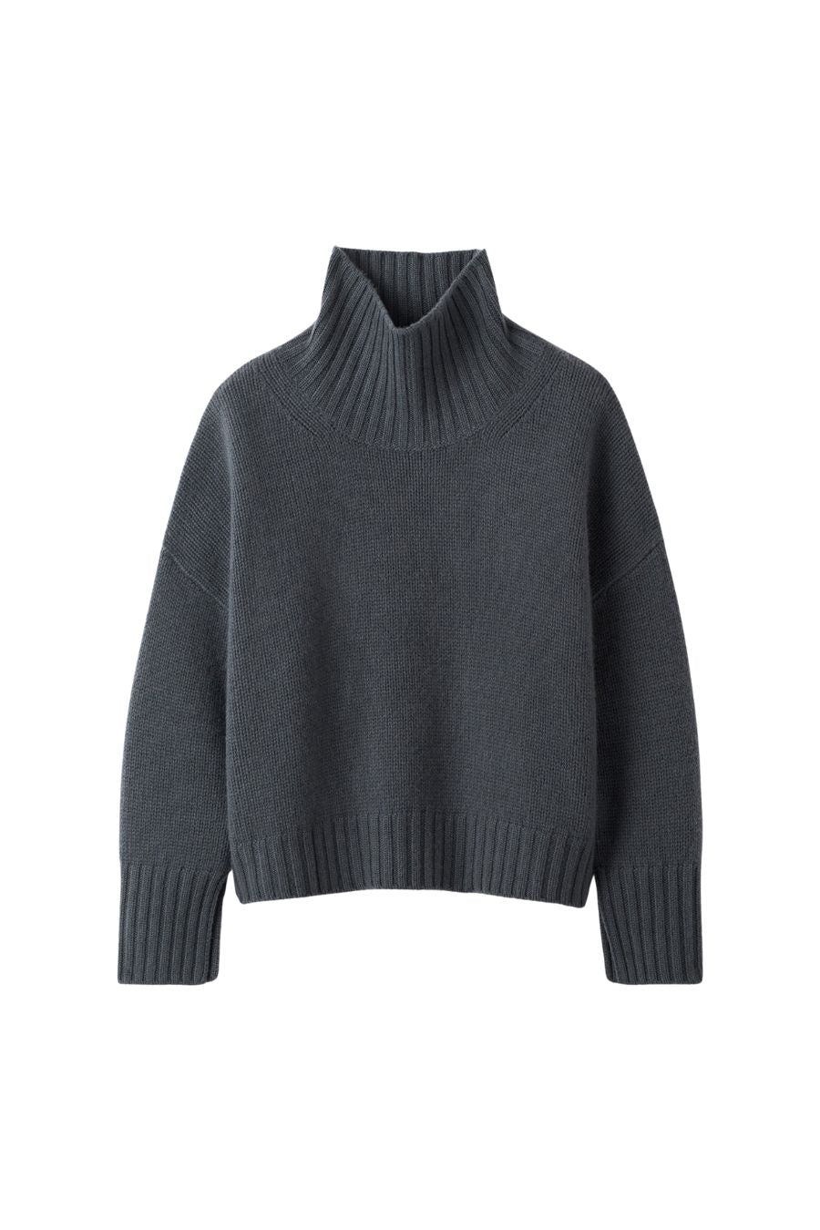 Girlfriend Turtleneck in Anthracite