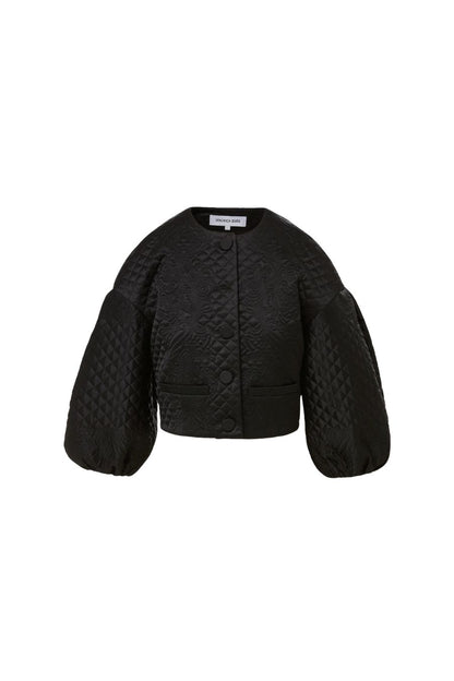 Drake Quilted Jacket in Black