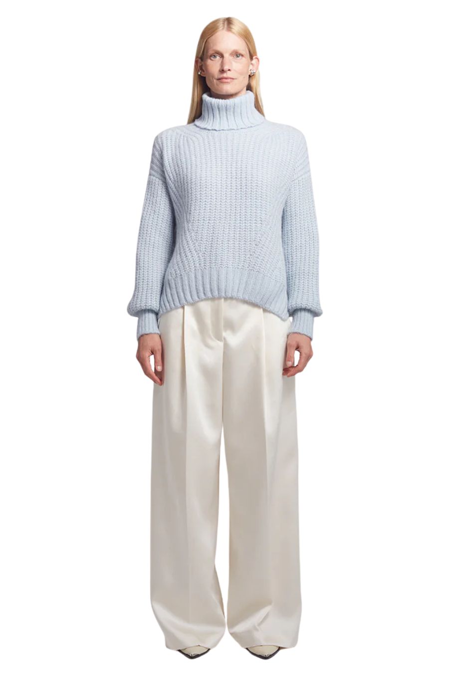 Ali Sweater in Powder Blue