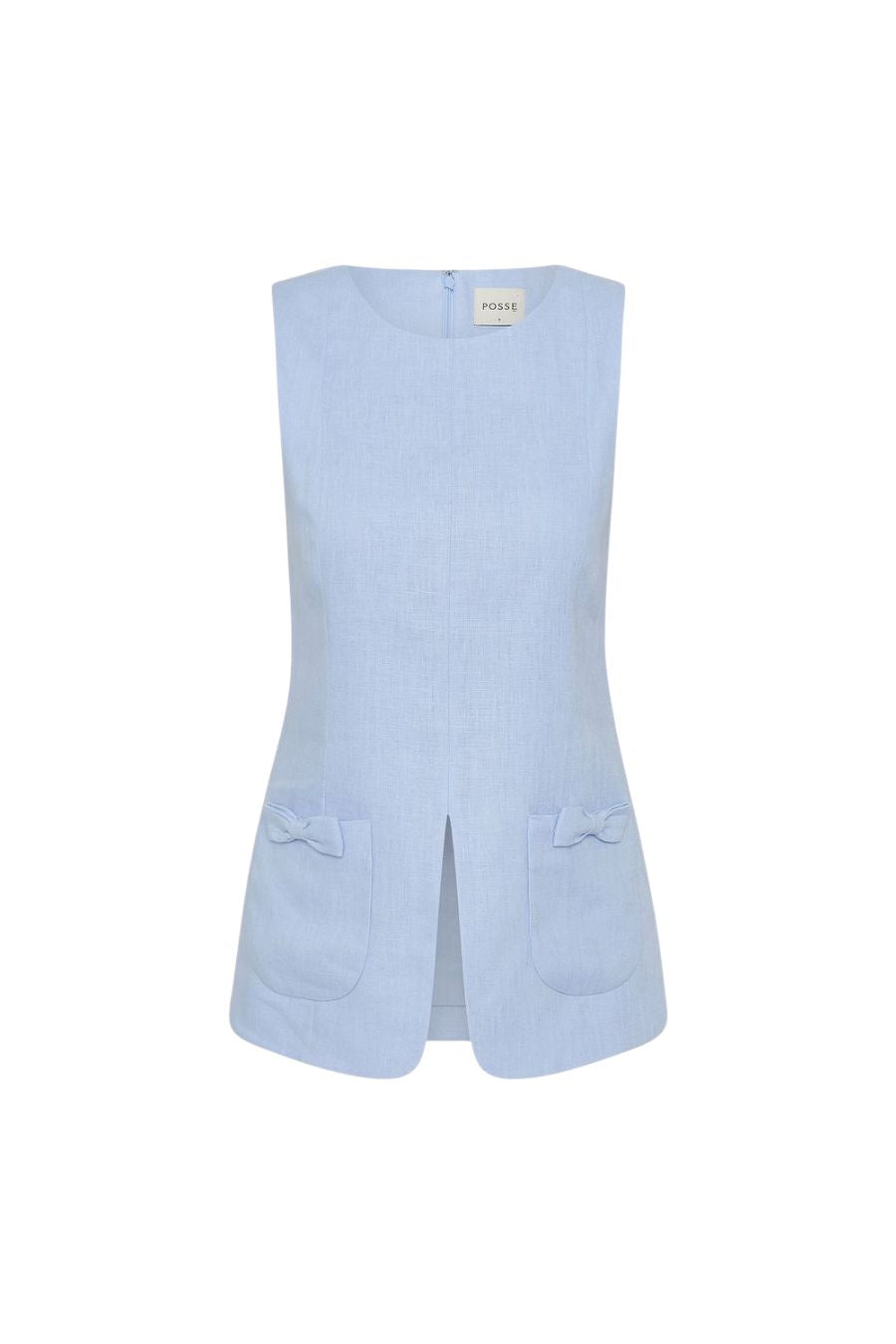Harper Vest in Blue