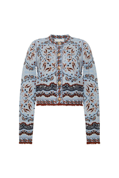 Livi Jacket in Paisley Scarf