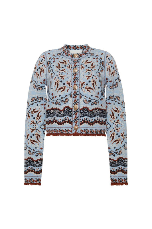 Livi Jacket in Paisley Scarf