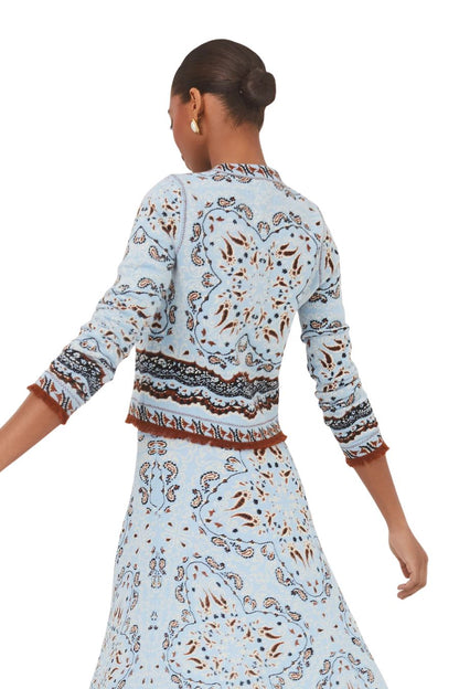 Livi Jacket in Paisley Scarf