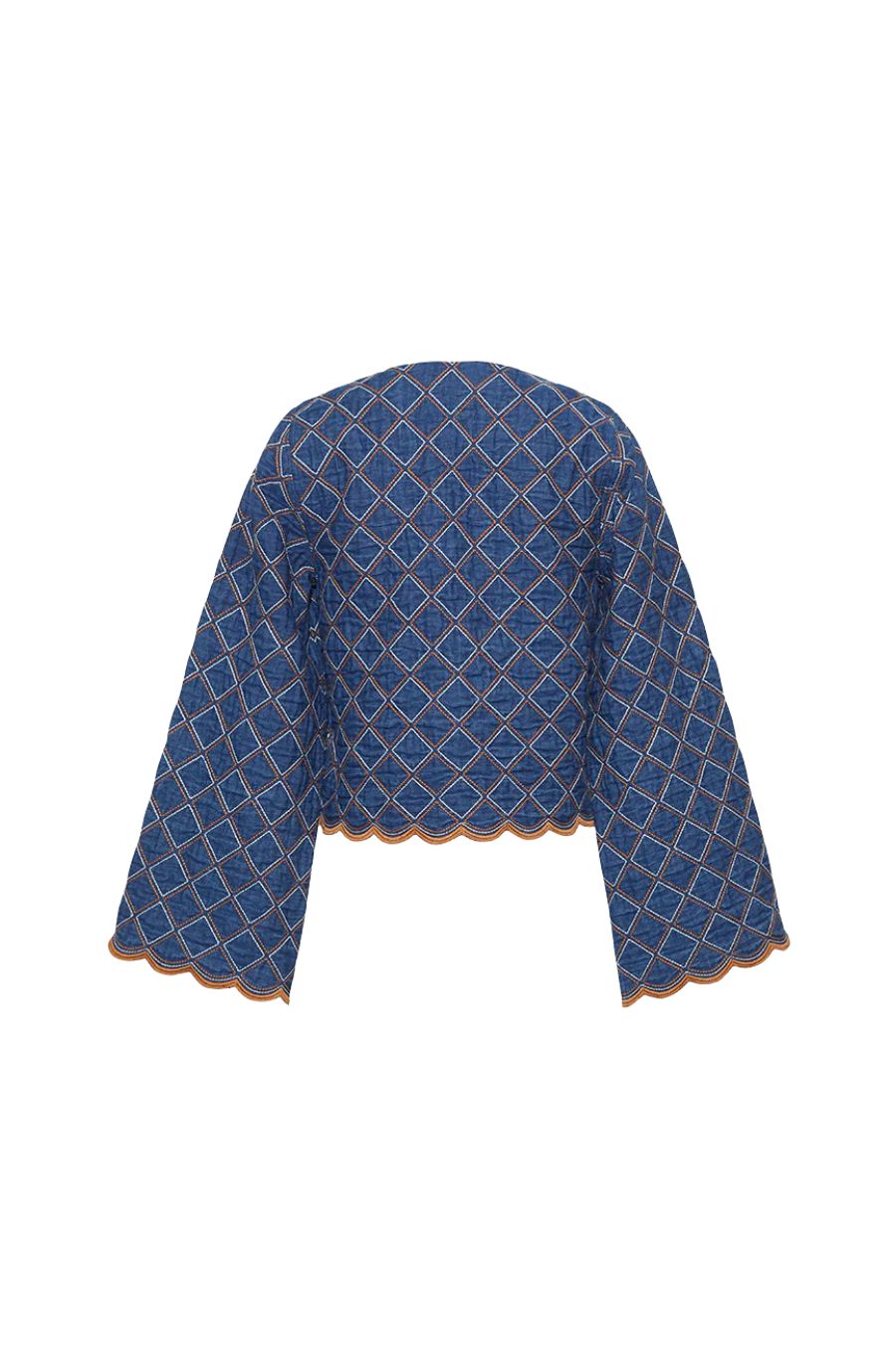 Marvis Jacket in Quilted Denim