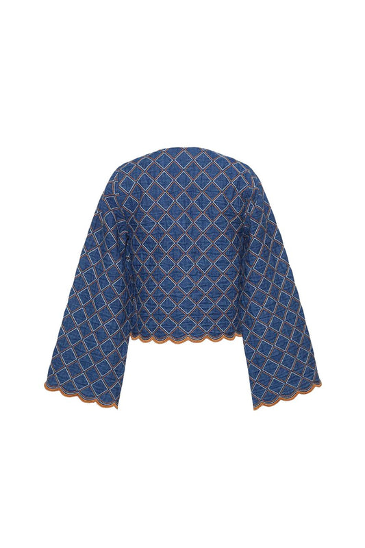 Marvis Jacket in Quilted Denim