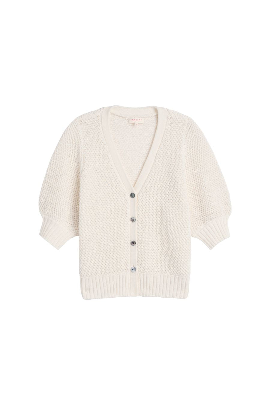 Tracy Cotton Cardigan in White