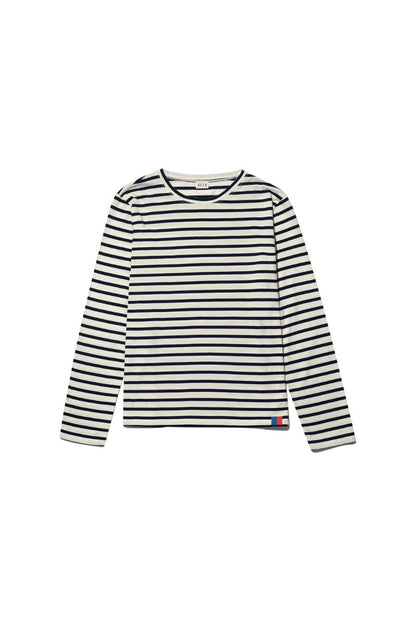 The Modern Long in Cream/Navy