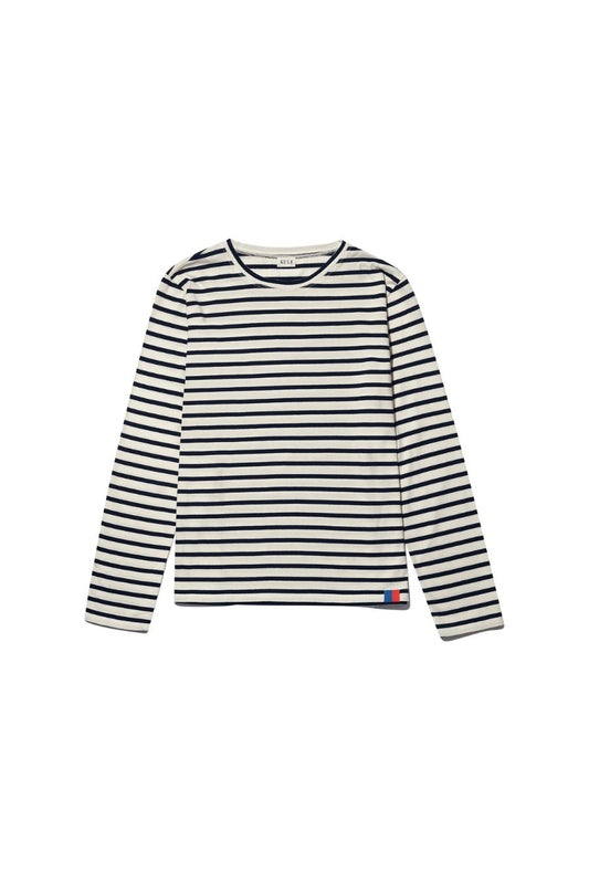 The Modern Long in Cream/Navy