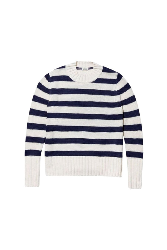 The Tatum in Cream/Navy