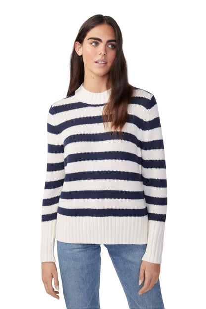 The Tatum in Cream/Navy