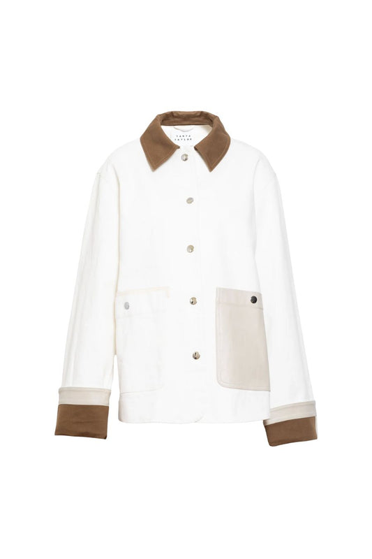 Troy Jacket in Chalk