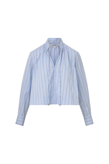 Kaits Striped Blouse in Ice Blue Multi