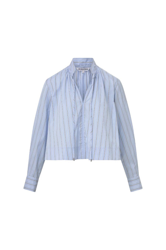 Kaits Striped Blouse in Ice Blue Multi