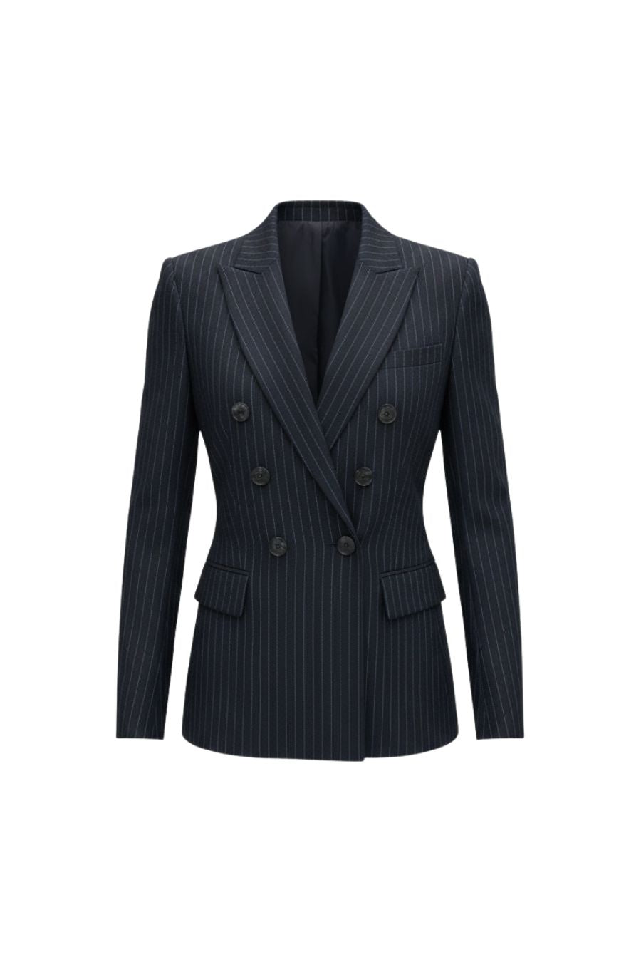 Miller Dickey Jacket in Navy/Royal Blue Stripe