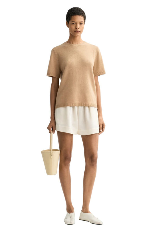Oversized T-Shirt in Camel
