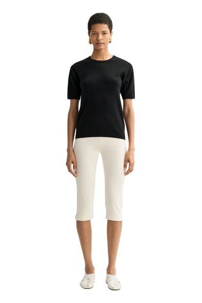 Short Sleeve Crewneck in Black