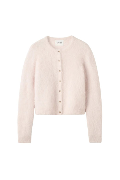 Alpaca Cardigan in Powder