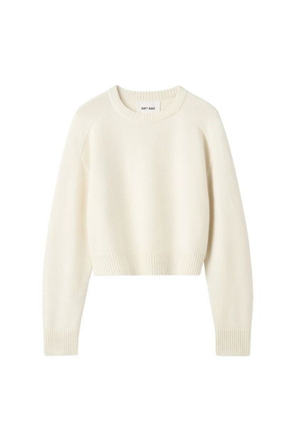 Cashmere Top in Feather White