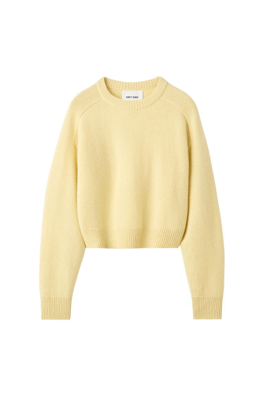 Cashmere Top in Honeydew Yellow