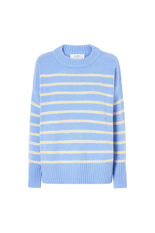 Marin Sweater in Chambray/Butter