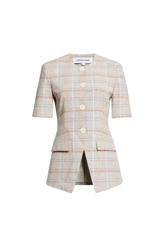 Crewneck Bodie Jacket in Muted Clay