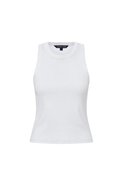 Jordyn Cropped Tank in White