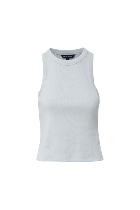 Jordyn Cropped Tank in River Mist