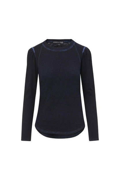 Mason Baseball Tee in Navy