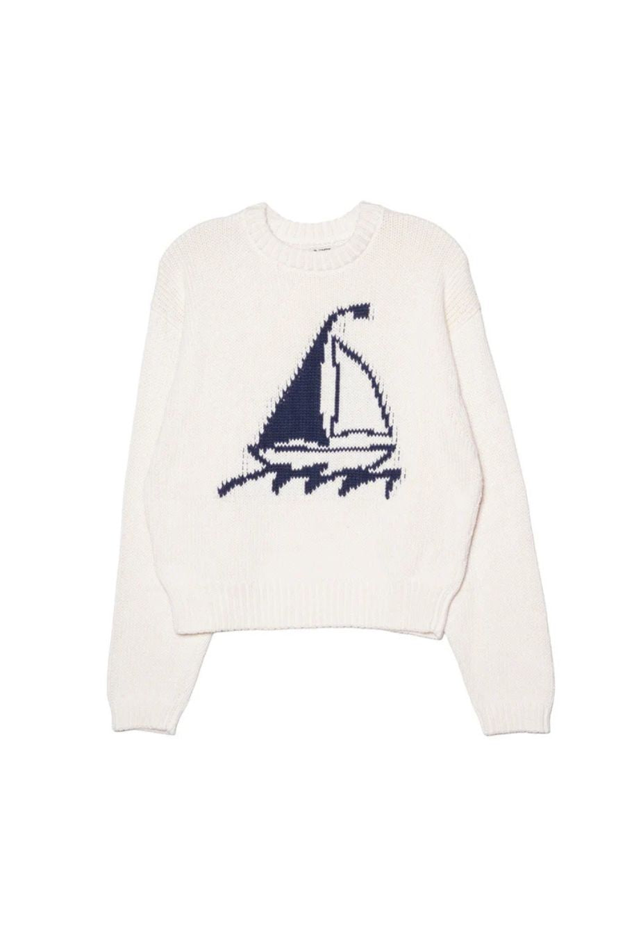 Josette Ivory Cotton Knit Pullover