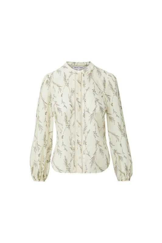 Emiko Blouse in Dove Multi