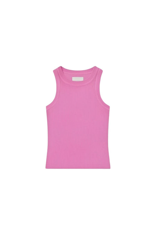 Isabel Rib Tank in Raspberry