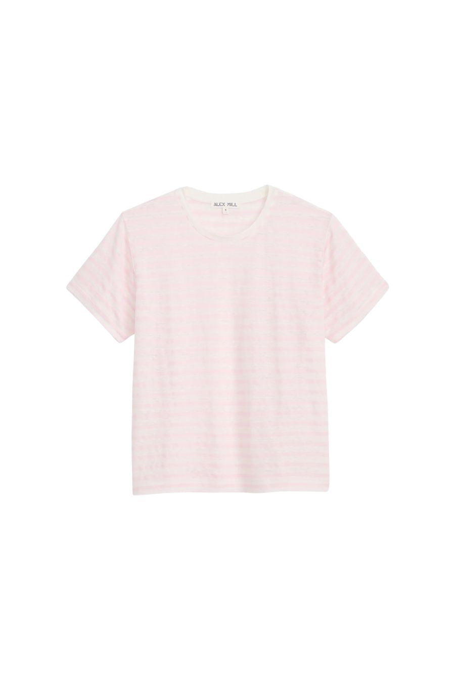 Garcon Striped Tee in Off White/Ballerina