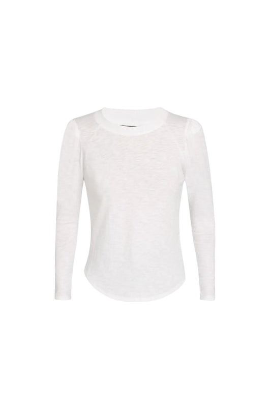 Mason Baseball Tee in White