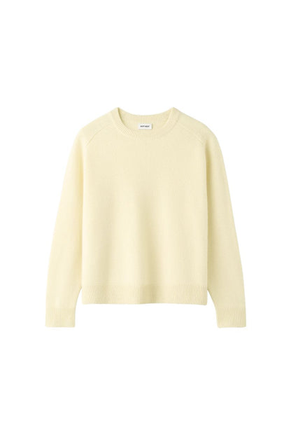 Boyfriend Crewneck in Waxed Paper