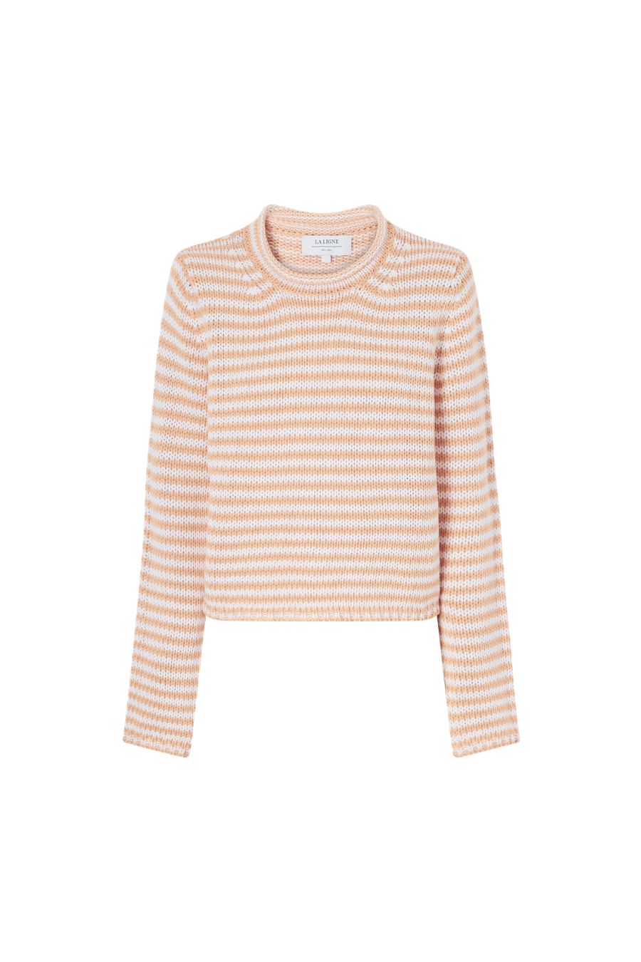 Stripe Marina Sweater in Seashell/Ivory